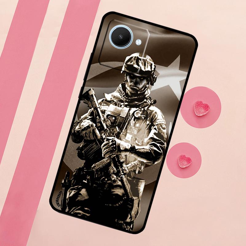 Military Army Special Forces For Realme 15 Pro 10 11 12 13 14 Pro Plus GT7 C67 C65 C63 C61 C55 C53 C51 C35 C71 C75 Case