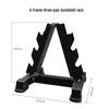 Fixed Triangular Dumbbell Storage Rack