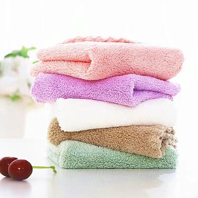 Prosop Pătrat din Fleece Coral, Curățare Bucătărie, Cârpă pentru Spălat Vase, Prosop Mic Absorbent, Prosop de Mână cu Agățătoare, Prosop Moale pentru Spălat Vase, Batistă