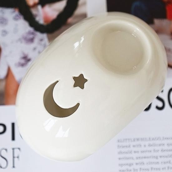 Ceramiczny palnik kadzideł Palo Santo Biały uchwyt na szałwie Nowoczesny biały mini pojemnik na kadzidełka aromaterapeutyczne joga medytacja dekoracja stołu prezent na festiwal