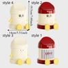 Round Garbage Bin with Lid Storage Bucket Creative Waste Bin  Bedroom
