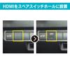 BeatSonic Extension Cable for Transforms a Spare Switch Hole Into a Input Port for Size USB/HDMI Toyota/Daihatsu Vehicles. USB/HDMI Factory-quality