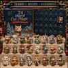 24-Tage-Weihnachts-Adventskalender Tägliches Auspacken Tiere Mini-Figuren Haus Festliche Dekoration