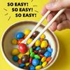 Chopsticks Learning Aid With Funny Hand Shape End Design Travel Essential For Picnics Restaurants Plastic Eating Gripper