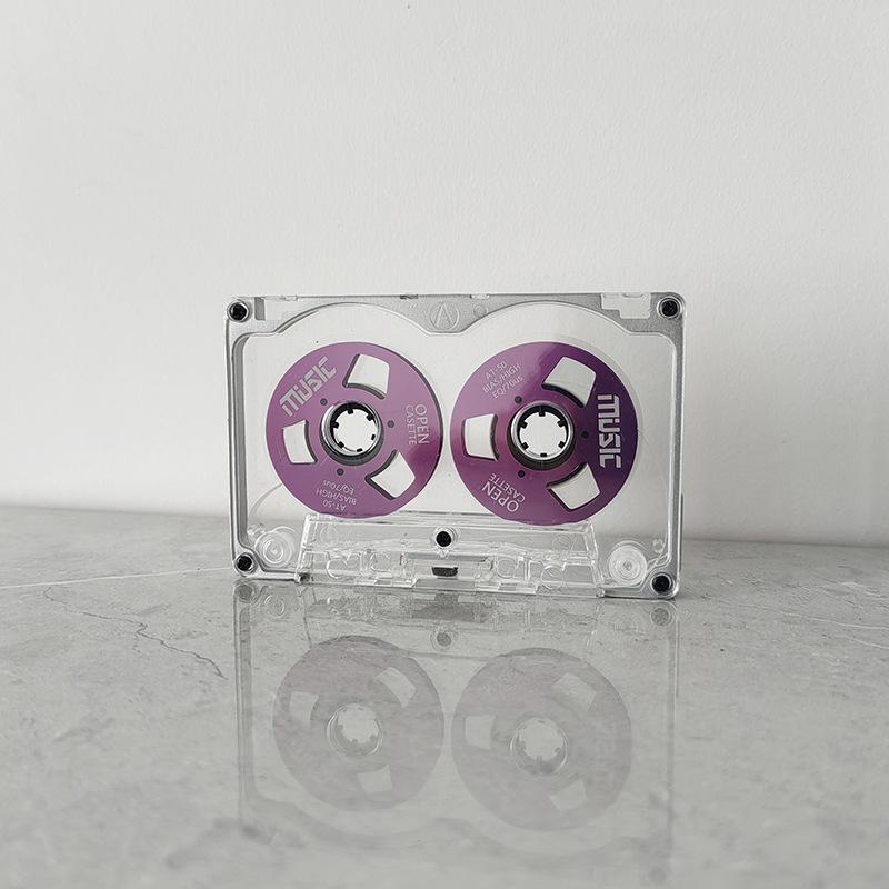 Double Sided Metal Small Opening Cassette Tape Retro Blank Audio Tape Type Handmade Reel To Reel Cassette Tapes