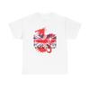 Dean Blunt Zushi Evolution Bandeira Britânica Gráfico de Dragão Camiseta Rap Underground Merch