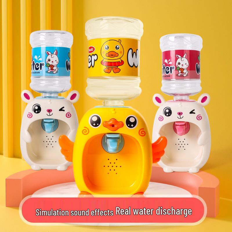 Dinosaur Water Dispenser Toy for Kids - Mini Kitchen Play and Educational Fun