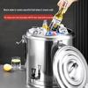 Commercial 304 Stainless Steel Insulated Storage Barrel