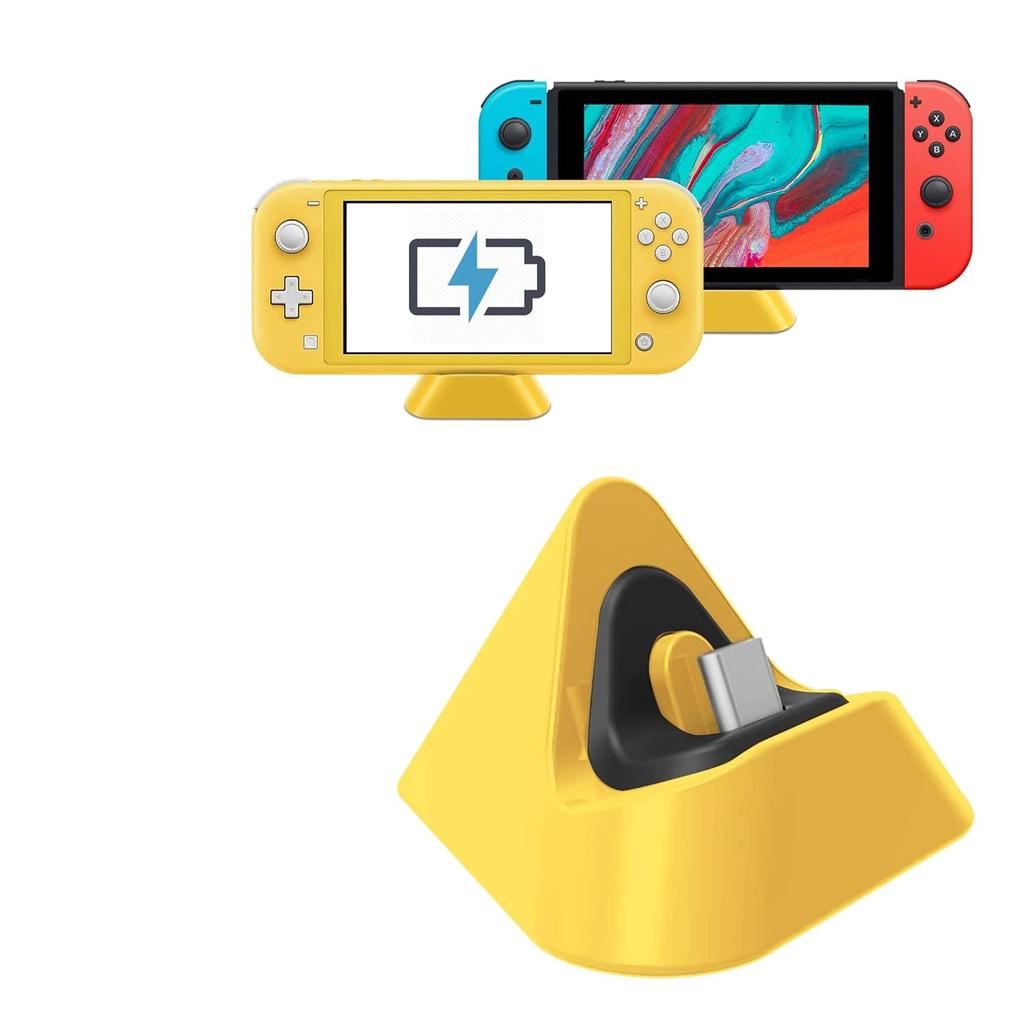 Charging Dock for Nintendo Switch Lite, Charging Stand Station Compatible with Nintendo Switch (Coral)