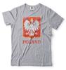Mens Poland Patriotic Flag Shirt Polska Shirt Poland Coat Of Arms Shirt