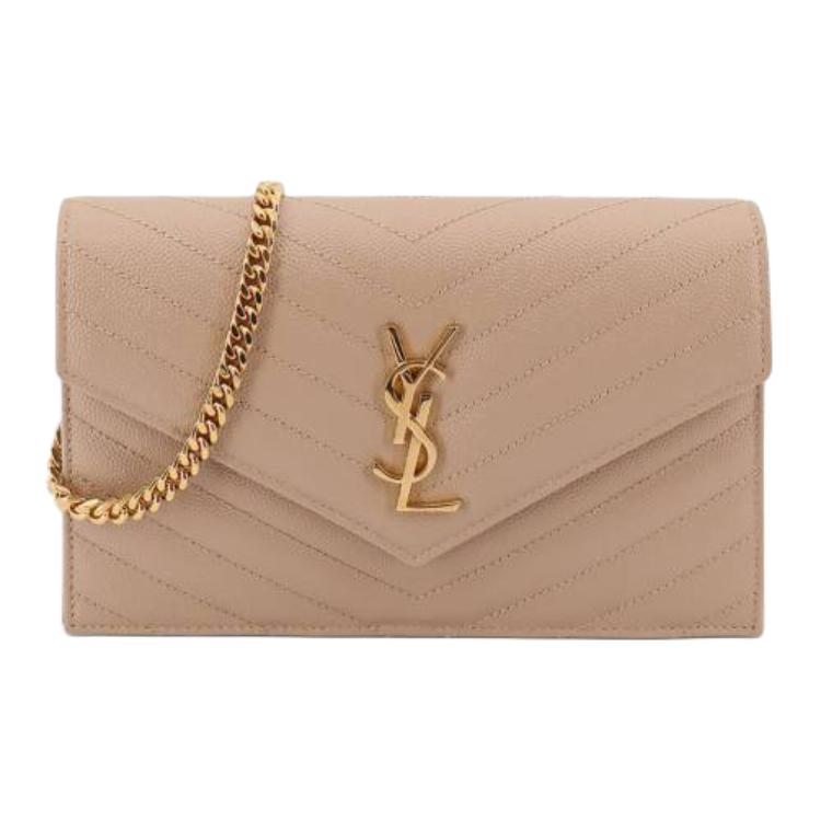 

Saint Laurent Ysl Cassandra V Quilted Leather Shoulder Bag Women Shoulder Bag Dark-Beige 857605-BOW01-2721 Basic Set (Bag+Dust Bag)