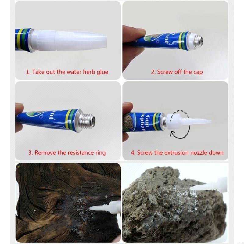 25pcs Quick-drying Aquascape- Water Plant Safe for Coral Stable Gel- Landscaping Instant-Glue