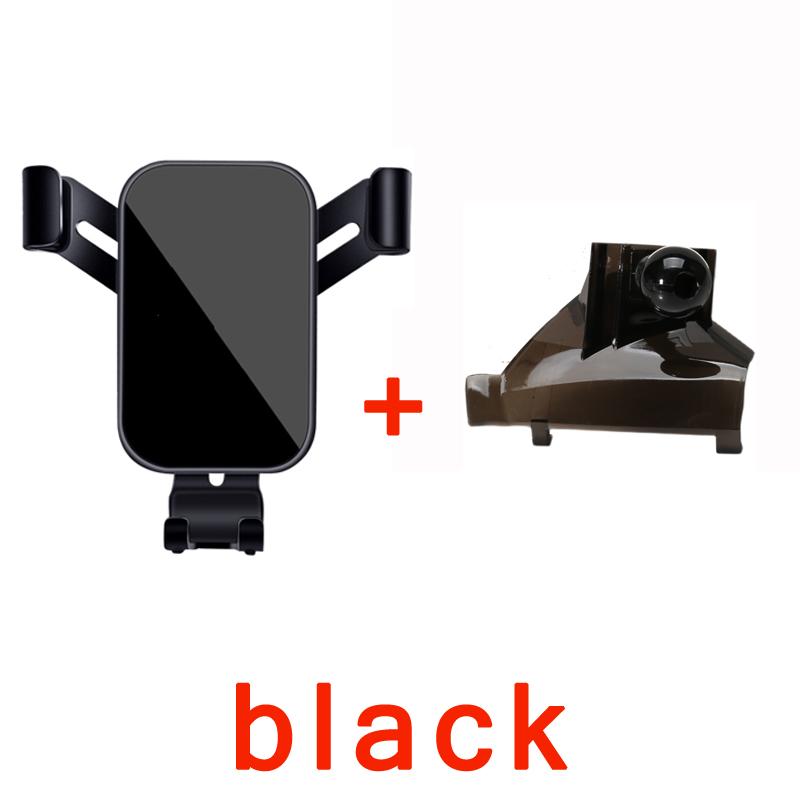 LHD! For Subaru Forester SK 2019 2020 2021 Car Air Vent Mount Adjustable Smartphone Holder Stand Mobile Phone Cradle Accessories чёрный