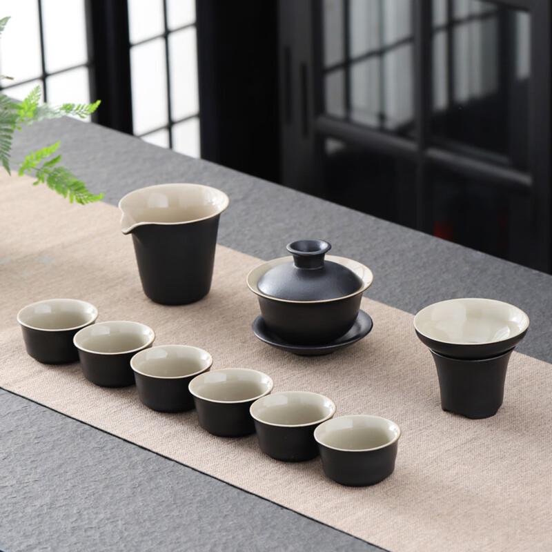 Zhi Shi Kung Fu Tea Set with Beam Handle Pot