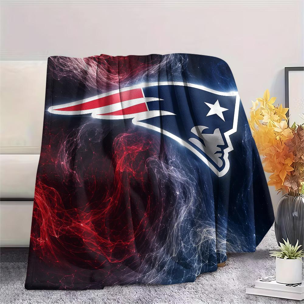 New England Patriots Flannel Blanket, High Quality Comfortable for All Seasons, Home Decor, Warmth and Comfort