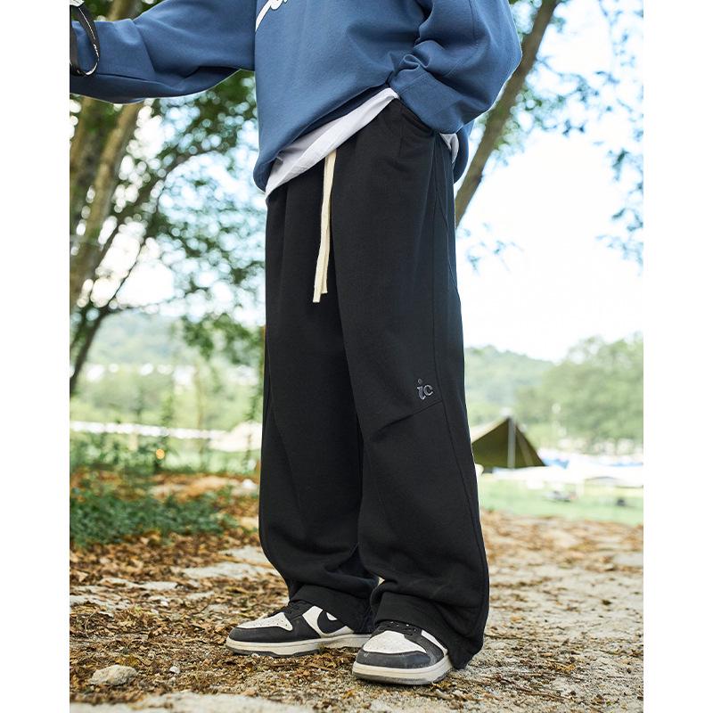 

iC Trendy Boys Sweatpants: Exquisite Embroidered Knit, Medium & Large, 2025 Collection 160cm чорний