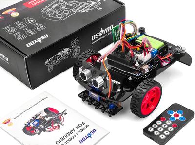 OSOYOO Drive Smart Robot Car Starter Arduino UNO R3 2WD Smart Robot Car Open Source Educational Japanese Instruction Manual Battery 2-Wheel Kit,