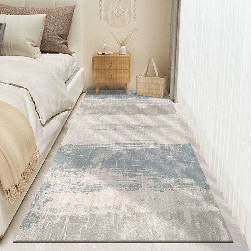 

Ковер у кровати для спальни, светлый, роскошный, для дома, ковер у кровати, длинный, для гостиной, противоскользящий, простой 40x120cm