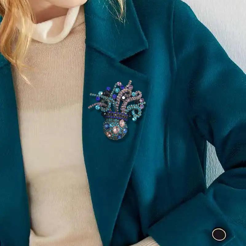 Industrieller Stil Oktopus Brosche - Meeresleben Anzug- & Bankett-Accessoire