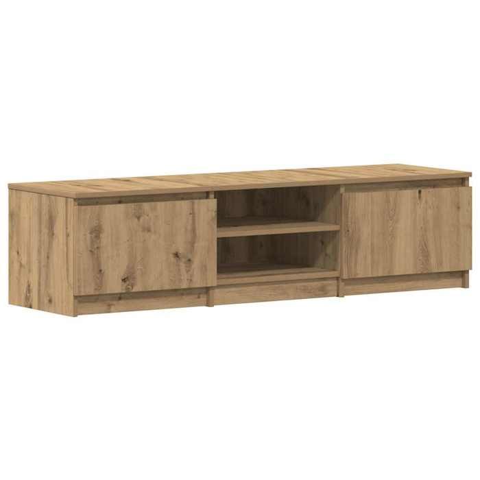 VidaXL Meuble TV chêne artisanal 140x40x36 cm bois d'ingénierie, support tv, meuble télé, meuble multimédia, banc tv, meuble 861139