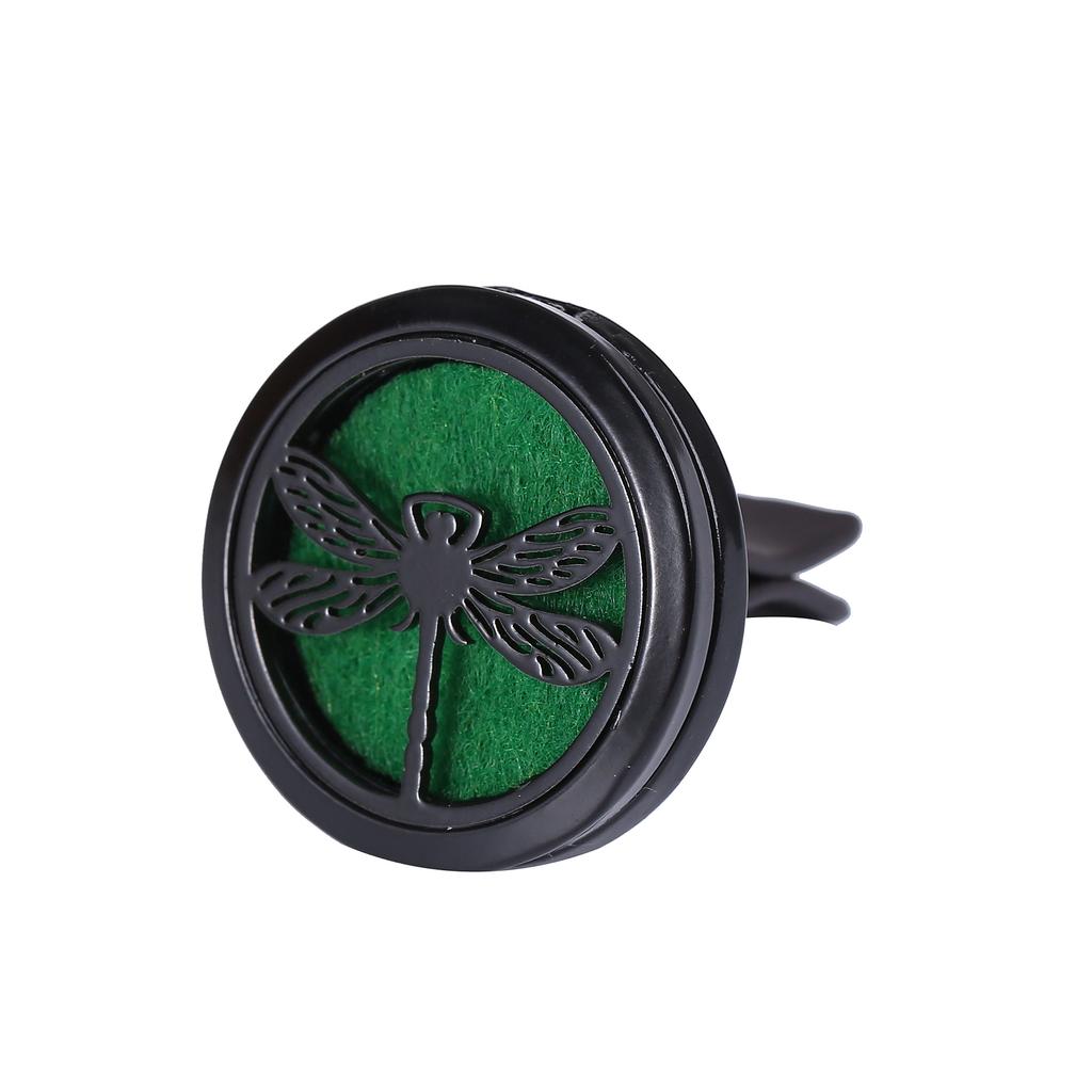 Refillable Car Air Freshener Smell Perfume Diffuser Clip Auto Vent Essential Oil Stainless Steel Locket Interior Accessories
