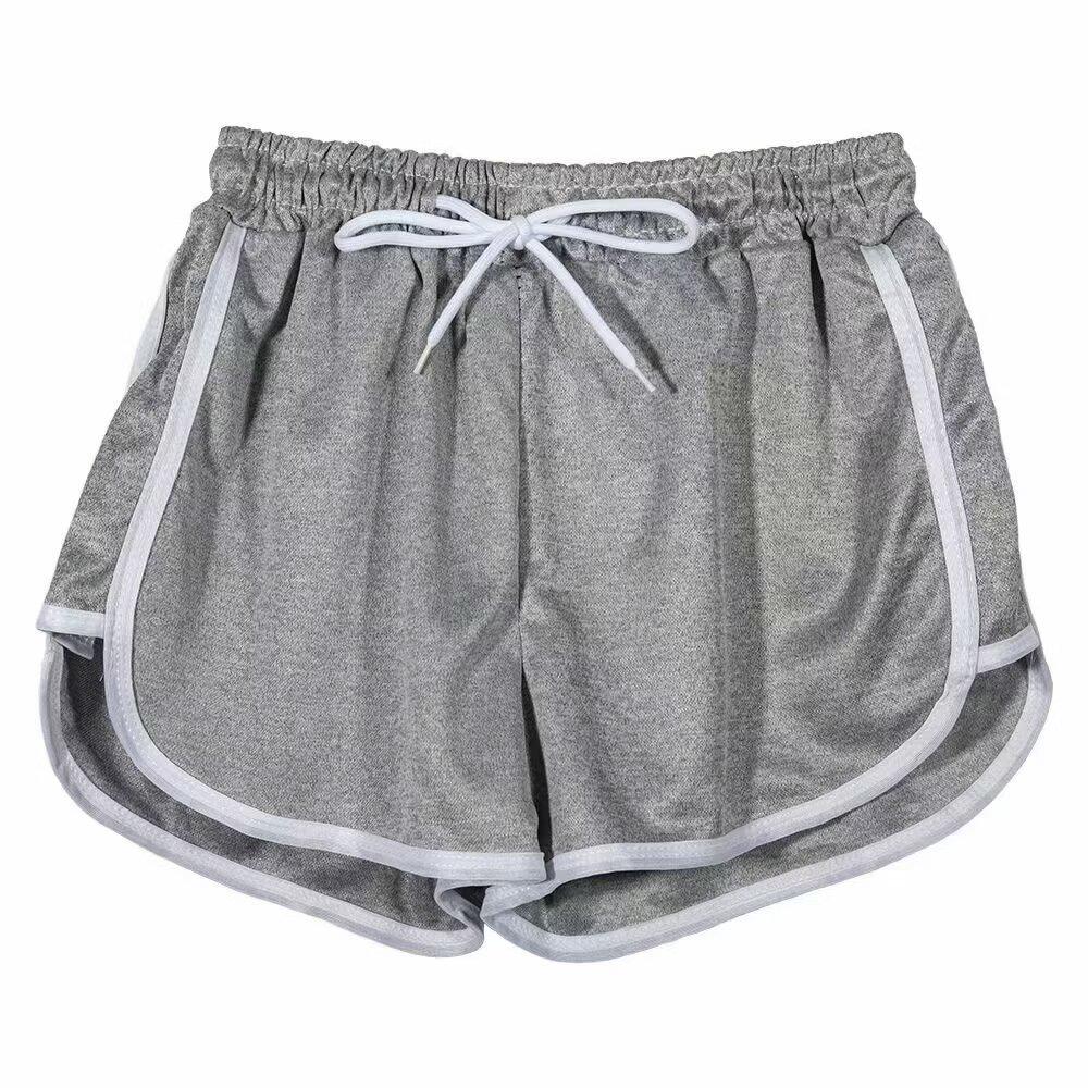 

Unisex Summer Sports A-line Three-quarter High Waist Slimming Loose Casual Shorts L зелёный