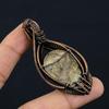 Wild Horse Gemstone Pure Copper Wire Wrapped Designer Handmade Pendant Jewelry For Her