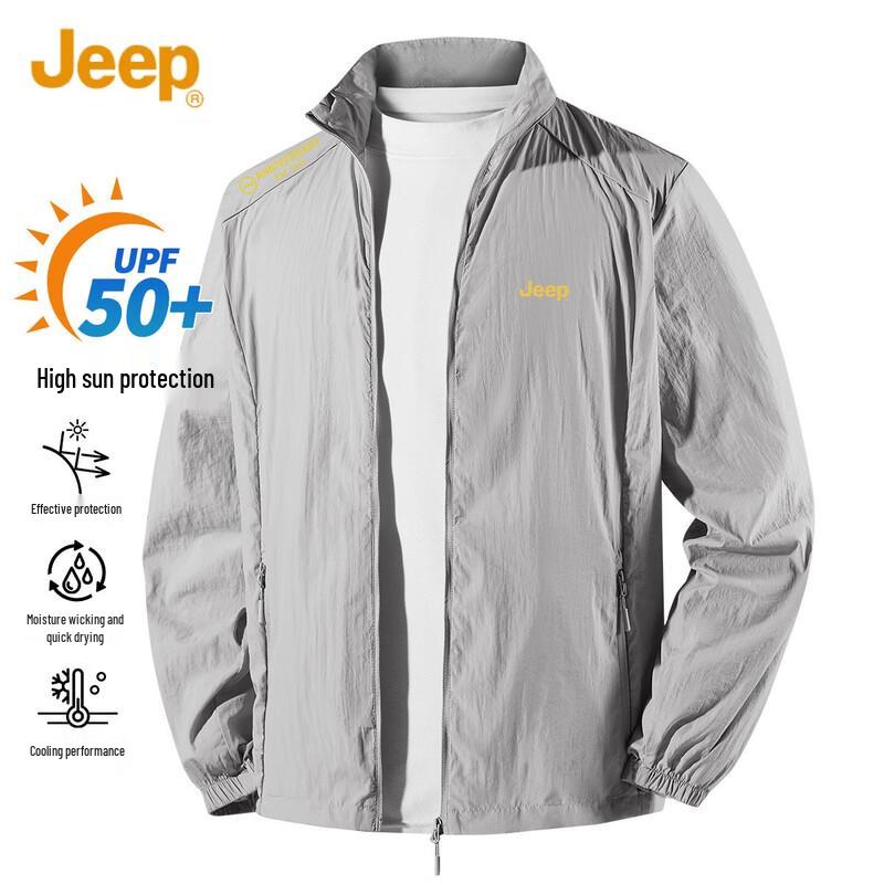 JEEP Men s Lightweight Sun Protection Jacket XL
