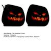 Easy Install Headrest Sleeves Car Cover, Funny Horror Cartoon Print, Stretchy Seat Covers Protector, Auto Interior Decoration for Cars SUVs Quick Fit