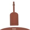 PU Leather Luggage Identification & Anti-Lost Tag for Suitcases