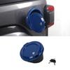 Blue Locking Gas Cap Cover for Jeep Wrangler JL 2018+ Exterior Trim Accessories