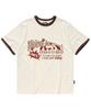 VIDEO JOCKEY Cats Gather Ringer T-Shirt [Cream]