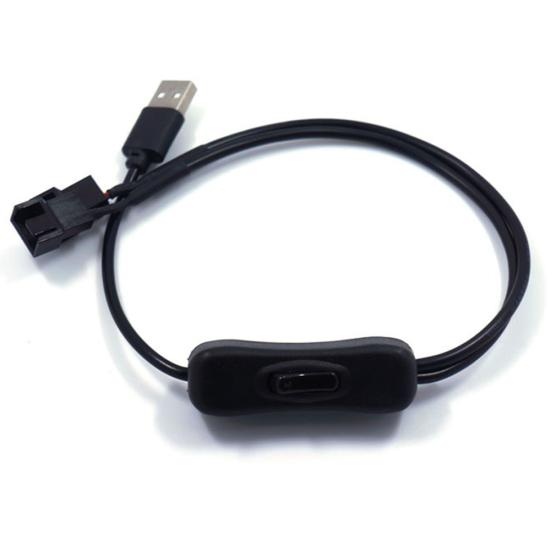 5V 2 Way 4 Pin Adapter USB to Converter Cable PC Computer Fan