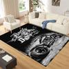 3D Vintage Motorcycle H-Harleys Style Large Area Rug – Non-Slip Floor Mat for Garage, Living Room, Bedroom, Doormat Decor & Gift