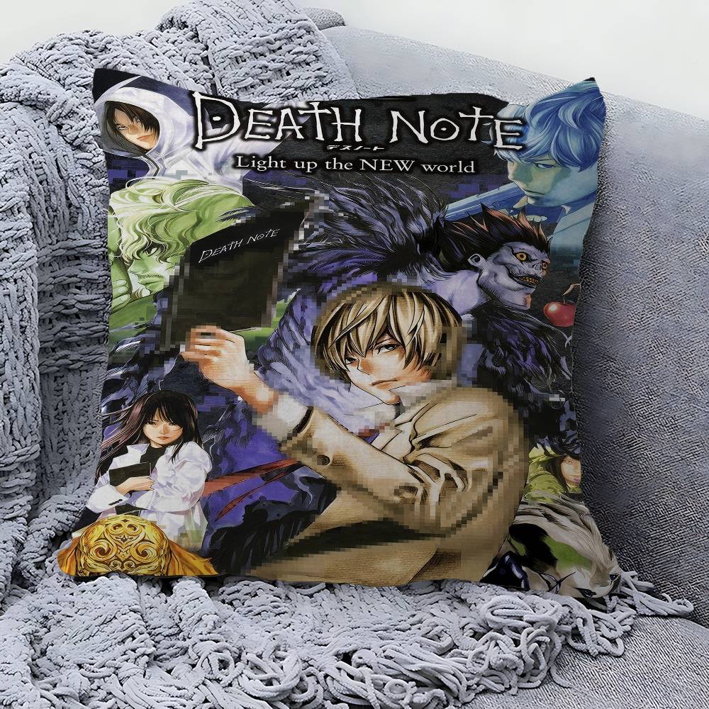 Anime D-Death Note Lucky Dragon Pillow Cover Sofa Cushion Cover Home Room Decoration Children Gift