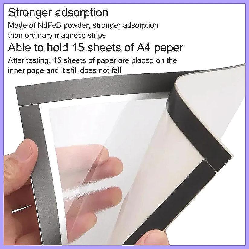 Magnetic Poster Display Frame A1 A1 A6 Self Adhesive Photo Wall Sticker Frame for Photos Certificate Picture Frames
