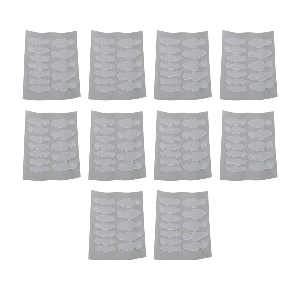 120PCS Dual Nail Form Reusable Dual Mold French Nail Tips Forms Guide Extension Manicure