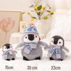Penguin Brother & Sister Bib Plush Toy - Kid's Comfort Doll & Gift Pillow