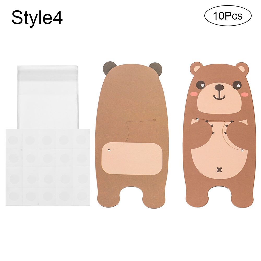 Greeting Cards Storage Organizer DIY Biscuits Snack Gift Bags Food Seal Cookies Packaging Candy Bag