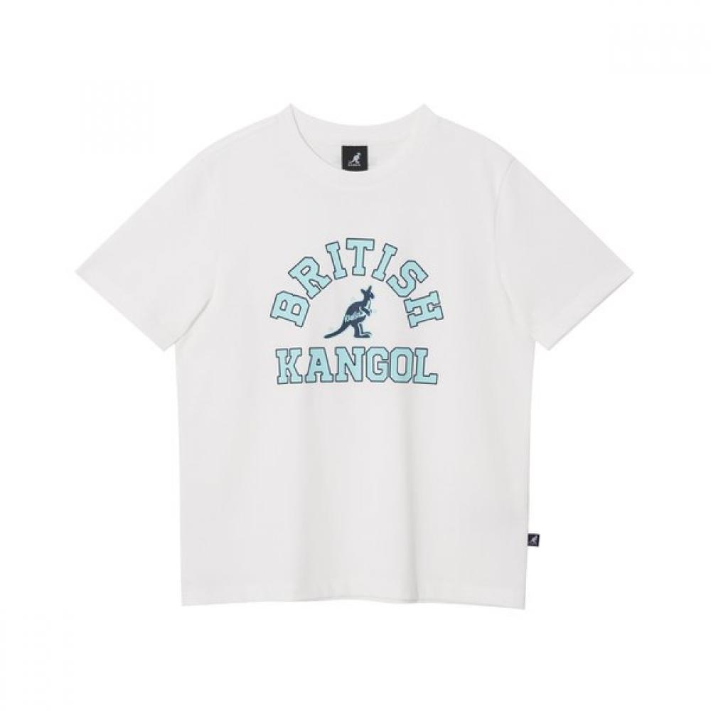 Kangol Women S ShorT Sleeve T ShirT 2791 Off whiTe S