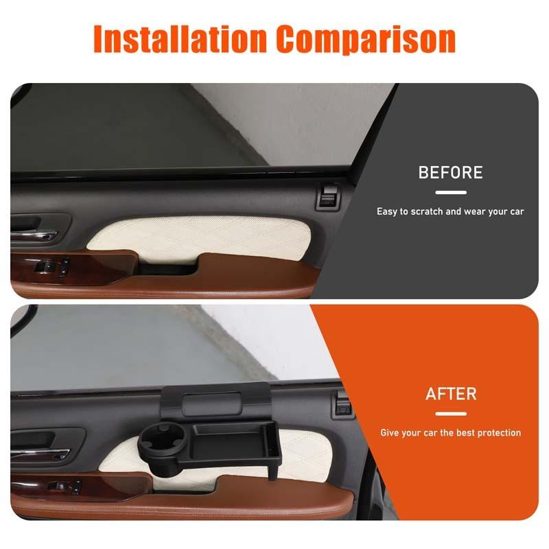 ABS Car multifunctional door side window water cup holder storage box Suitable for Cadillac Escalade 2007-2014