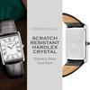 Parallel Import SEIKO Essentials SWR049 Wristwatch Mens Womens Reverse Analog White Black Leather Strap
