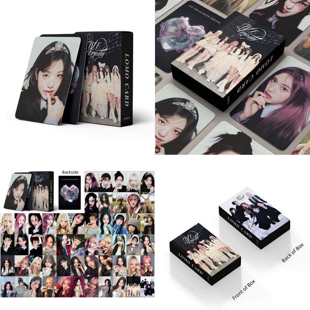 Ive Empathy EMPATHY Level Heart Attitude Photocard 1 Box (55 Pieces) / Jang Won-young, An Yu-jin, Ray, Lee Seo, Gaeul, Liz
