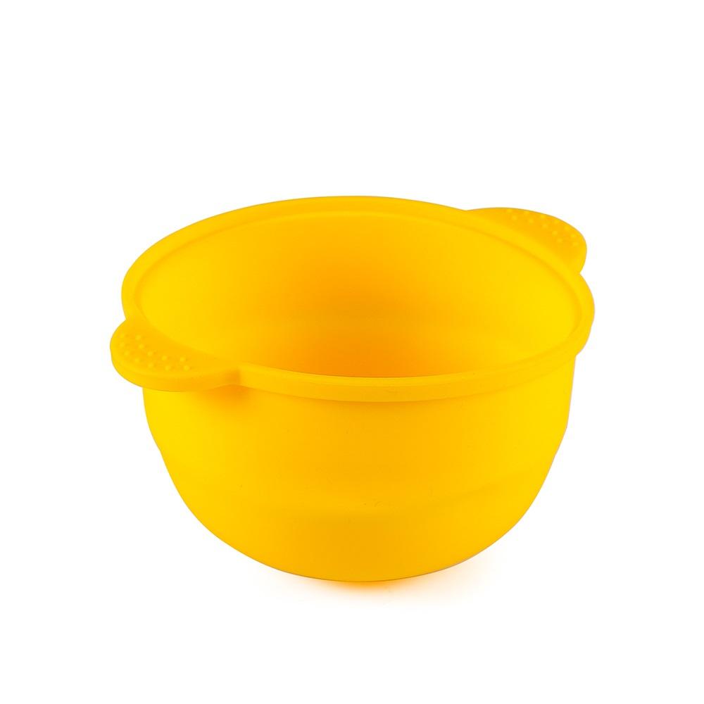 400 ml Silikonschüssel für Wachserhitzer, hitzebeständiges Silikagel, wiederverwendbarer Wachstopf, Haarentfernungswachsbohnen, Mikrowellen-Heizschüssel