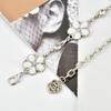 Light Luxury High-end Flower Rhinestone Decorative Metal Waist Chain for Women with Dress Versatile Small Fragrance Style Decorative Chain