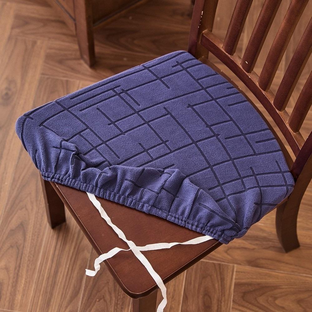 Non-Slip Chair Cushion Cover Anti-dirty Seat Protector Minimalist Jacquard Chair Slipcover  Holiday