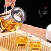 ZISIZ Heat-Resistant Glass Teapot
