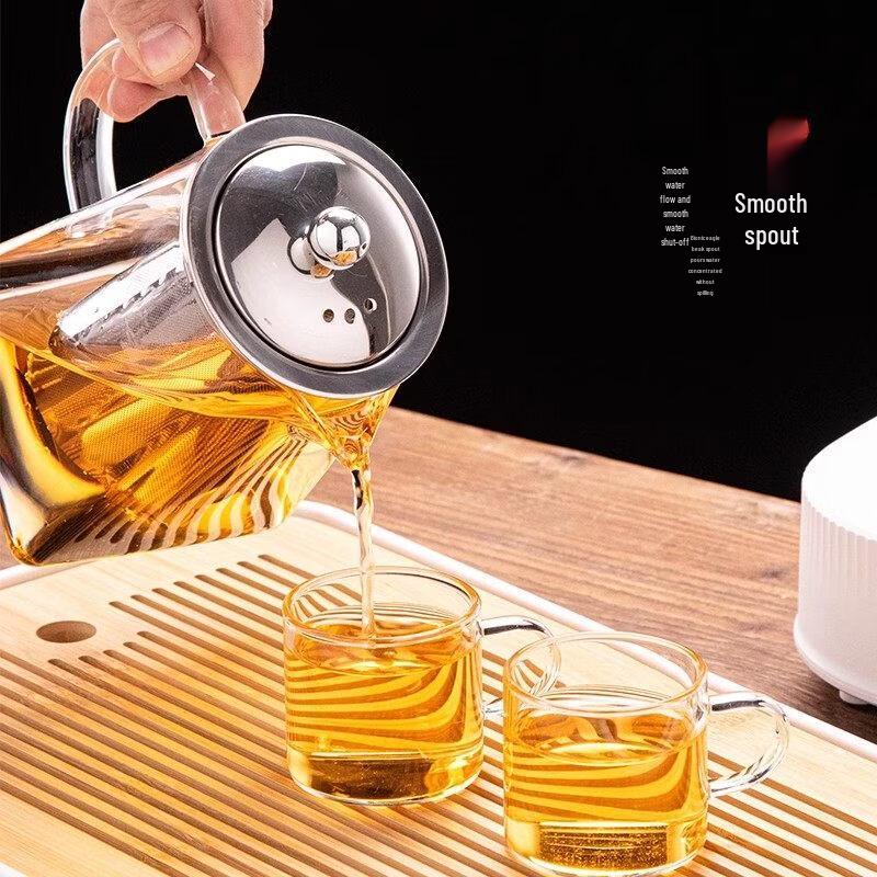 ZISIZ Heat-Resistant Glass Teapot