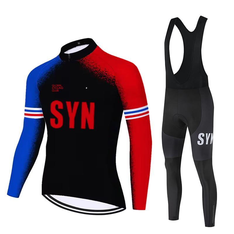 

2026 Autumn Breathable Cycling Suit Set Men Cycling Clothing Short Sleeved Quick Drying Sportswear Cycling Bib Outdoor Cycling Suit Set XS