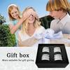 4 Pack Silver Diamond Glass Napkin Holder Ring Stainless Steel Framed Crystal Silver Napkin Rings Set,Glam Serviette Buckles Cloth Holder Bling